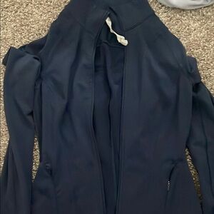 Navy Blue Zip-Up Lululemon Jacket